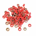 10 pz T50 2 nuclei in polvere di ferro carbonilico T50-2 13*7.5*5 mm 4.9nH/N2 polvere ferrite toroidale nucleo rosso MICROMETALI HF/QR