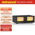 Nobsound Dual Analog VU Meter DB Panel Display amplificatore a 2 vie/altoparlante Audio Switcher Box Selector visualizzatore di spettro musicale