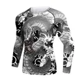 Cody Lundin Tattoo men's jiu jitsu Bjj Rashguard camicie a compressione a maniche lunghe MMA