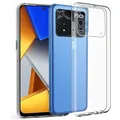 Custodia morbida in silicone trasparente ultra sottile originale per Xiaomi Poco X5 X4 X3 NFC GT X2 M5 M4 M3 M2 F4 F3 F2 Pro Custodia trasparente paraurti