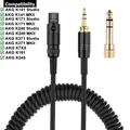 Mini XLR cavo a molla di ricambio a 3 Pin per AKG K371 M220 K141 K171 K240 K271 Studio MKII K245