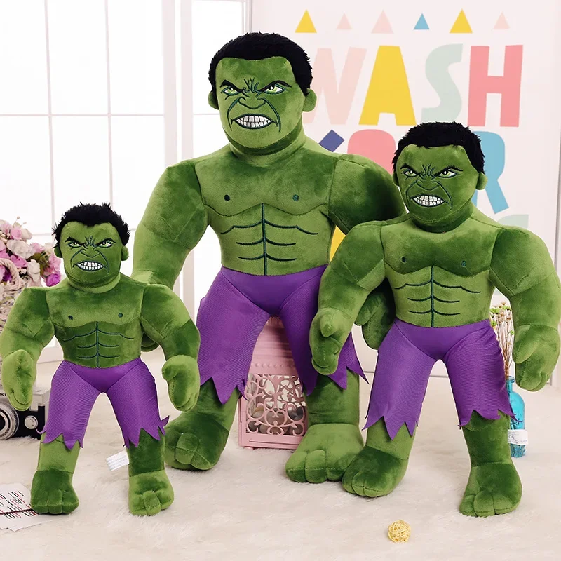 30/45/65 cm Hulk giocattoli di peluche The Avengers Cartoon Doll morbido cuscino peluche giocattoli di peluche per bambini regalo di compleanno Disney