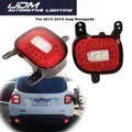 Per il 2015-2022 Jeep Renegade LED rosso paraurti posteriore riflettori luci, fendinebbia posteriori luci posteriori con luci di retromarcia di backup bianche