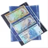 10 pz/lotto 3 tasche Per pagina banconote carta denaro Album banconote carta denaro affrancatura