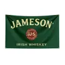 Banner di birra stampato in poliestere con bandiera Jamesons 3 x5ft per la decorazione