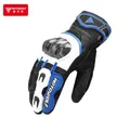 Guanti da moto guanti da uomo in pelle Touch Screen fibra di carbonio Protect Luvas de Motocicleta