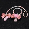 Personalizzato-qualsiasi nome set stunning rosa bling carrozzina fascino/passeggino Sonagli