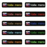 Bandiera slovacchia slovacchia 10 x2.5cm ricamo nome personalizzato testo Patch strisce distintivo
