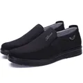 Scarpe Casual da uomo scarpe di tela traspiranti espadrillas Slip-On morbide per uomo mocassini