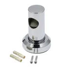Staffa per doccia supporto per binario doccia supporto per soffione doccia in ABS cromato accessori per bagno regolabili supporto per asta per sollevatore doccia