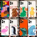 David Shrigley Color Graffiti Phone Case Fundas Design per Iphone 14 Pro Max 13 Mini 11 12 Xr X Xs