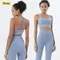 Abbigliamento sportivo Abbigliamento da yoga Set Leggings e top Tute sportive da fitness