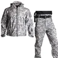 Giacche tattiche giacche da caccia Soft Shell Army Waterproof Camo Uniforme Clothes Safari