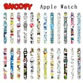 Moda Snoopy Apple Watch Band per cinturino IWatch 7 1 2 3 4 5 6 TPU 45 44 42 41 40 38mm simpatico