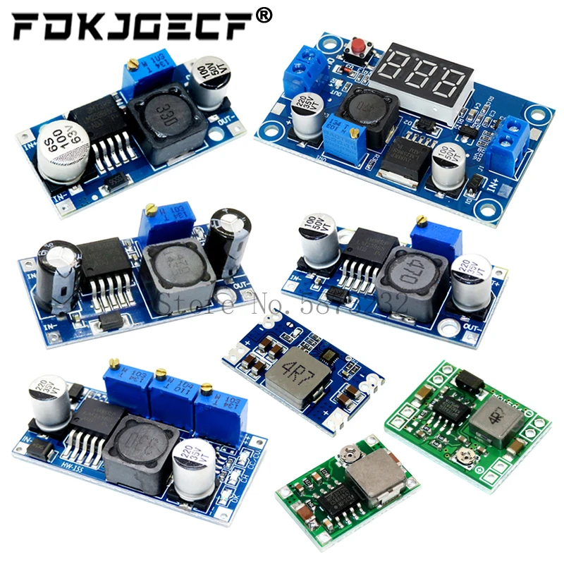 3A Regolabile DC-DC LM2596 LM2596S ingresso 4V-35V Uscita 1.23V-30V dc-dc step-down modulo di Potenza Regolatore di Alimentazione MP1584EN MINI360