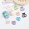 10Pcs lega per unghie dolci disegni Charms cuore carino Cherry disegni lega Charms gioielli per Nail