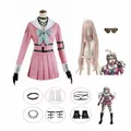 Anime Danganronpa V3 Miu Iruma donne vestono ragazze uniformi abbigliamento costumi Cosplay