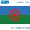 Rom Gypsy Flag Of The Romani People 3 x5ft 90x150cm 60x90cm