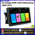 Android Multimedia per Dodge Ram 1500 2500 Pickup 2008 - 2012 Autoradio 2 Din Stereo Carplay