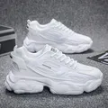 Chunky Sneakers moda uomo scarpe marca bianco scarpe Casual maschili piattaforma autunnale scarpe