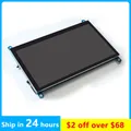 Pannello touch screen LCD capacitivo portatile Mini da 7 pollici a 5 punti IPS 1024x600 Full HD HDMI Monitor da gioco Display per PC Raspberry Pi