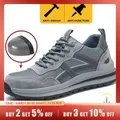 Stivali di sicurezza scarpe da lavoro per uomo punta in acciaio calzature leggere sicurezza