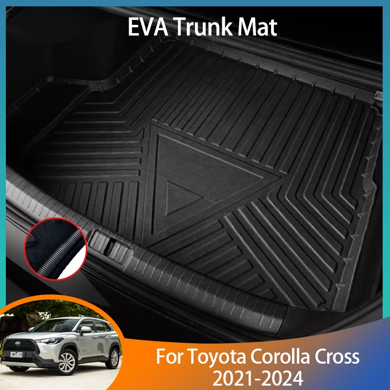 Per Toyota Corolla Cross Hybrid 2024 2023 2022 2021 XG10 Bagagliaio di Un'auto Zerbino di Protezione Impermeabile Pad di Stoccaggio Accessorio Materiale EVA