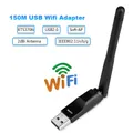 RT5370 Adattatore Wifi USB Scheda di rete wireless 150Mbps Adattatore antenna Wifi USB Trasmettitore ricevitore Wifi Soft-AP Trasporto di goccia
