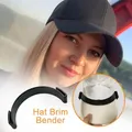 1 Set cappello tesa Bender No Steaming Hat Brim Curving Tool Shaper berretti da Baseball bordi
