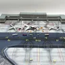 1/ 400 GJARBRDG1 ponte a canale modello di supporto a terra ponte di imbarco passeggeri aeroporto