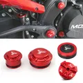Per Moto Morini XCape 650 X Cape X-Cape 650X Moto Coperchio del serbatoio del liquido dei freni posteriore Tappo olio motore Foro del telaio Tappo di copertura