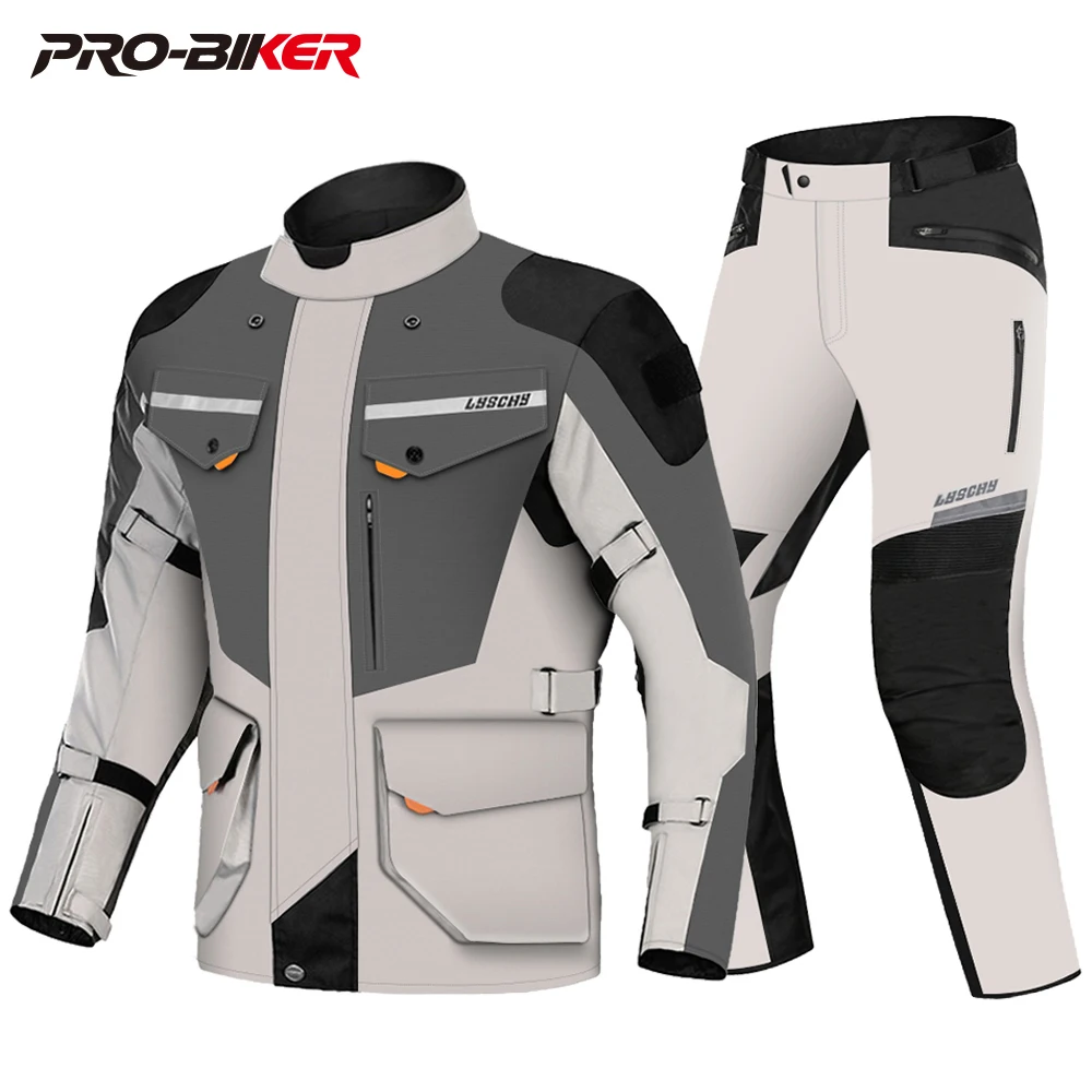 LYSCHY giacca da Motocross giacca da Moto impermeabile giacca da Moto da uomo giacca da Moto da Moto protezione da Moto resistente all'usura
