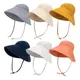 Cappello da bambino in lino di cotone estate primavera bambini cappelli da pescatore per ragazze