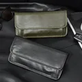 Moda Vinatge pochette da uomo portafogli medio lunghi pochette da uomo pochette in pelle morbida