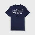 Stampa di lettere per la salute e il benessere T-Shirt e pantaloni a maniche corte estivi femminili
