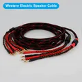 HIFI Audiophile Cable Banana To Banana Plug Biwire HI-End Western Electric Speaker Cable
