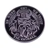 In odino ci fidiamo fino a quando Valhall Badge Viking God Jewelry