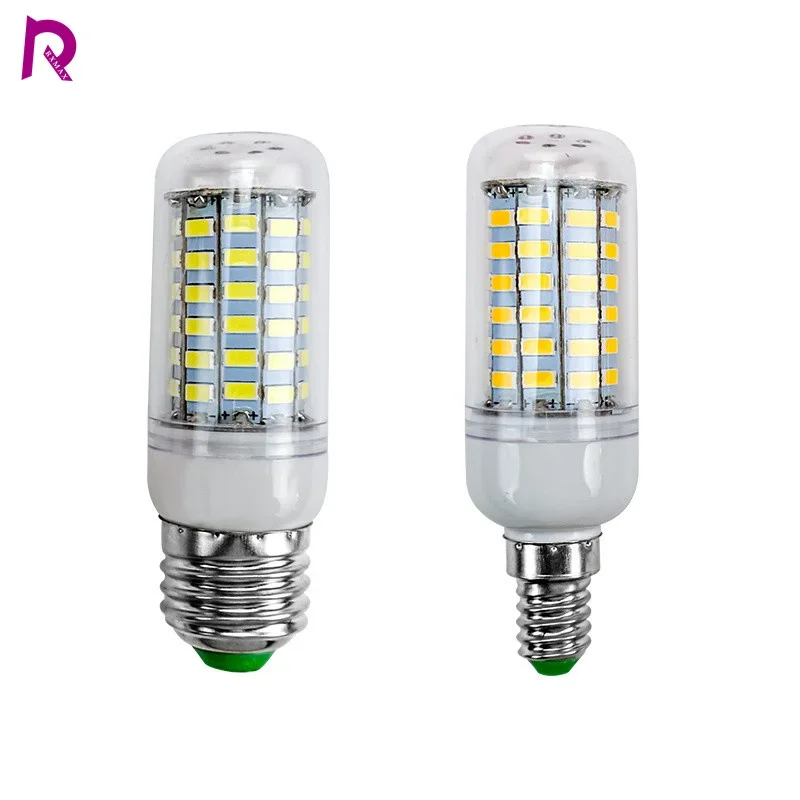 E27 E14 Lampada a LED 220V Lampadina a LED SMD5730 Bombilla Luce a LED 24 36 48 56 69 72led Lampada Lampadine a mais Lampadario per illuminazione domestica