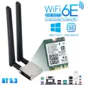 WiFi 6E scheda di rete Intel AX210 5374Mbps WiFi-6 AX200 BT5.3 adattatore Wireless WiFi Go per Asus H610M-A B660M B550 Z370 X470 PC