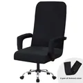 copri sedia e braccioli per sedia ufficio cover Elastico poltrona nero da gaming ergonomica nordica