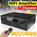 SUNBUCK 3000W bluetooth Amplificatore di potenza audio a 7 canali 110V 220V AV Amp Altoparlante con telecomando Supporto Schede SD USB FM