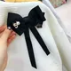 i-Remiel Bows Bowties Ribbon Bow Brooch Collar Necktie Accessories Long Needle Brooch Cloth Art