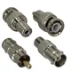 1pcs BNC to RCA TV Male Plug & Female Jack center RF adapter connector 50ohm Wire Terminals