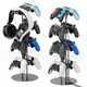 Universal Controller Stand 4 Tiers with Cable Organizer Headset Holder & Desk Mounts for 8 Packs