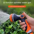 Multifunction High Pressure Water Gun Water Spray Gun Washing Car 10 Modes Garden Water Gun For