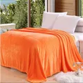 Flannel Coral Fleece Blanket Polyester Black Color 5 Size Mink Throw Sofa Cover Plaid Sheet Soft