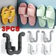 3/1Pcs Slippers Rack Wall Mounted Self-adhesive Slipper Storage Drying Rack Toilet Drainage Rack