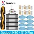 Per ECOVACS DEEBOT N10 N10 PLUS Robot Aspirapolvere Spazzola Laterale Principale Filtro Hepa Mop Panno Sacchetto per la Polvere Parti di Ricambio