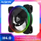 ALSEYE H4.0 Fan PC Cooling Fan 4 pin PWM 120mm Static LED RGB Computer Fan for Case and CPU Fan