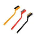 3 Pcs Efficient Gas Cooker Brushes Nylon/Copper/Iron Brush Hair Gas Stove Oil Stain Remover Kitchen